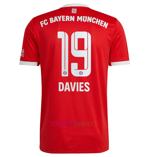 #19 Davies Bayern Munich Home Jersey 2022/23 Player Version