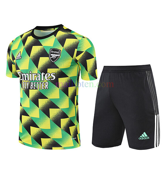 Arsenal Green Patterned Training Kits 2022/23