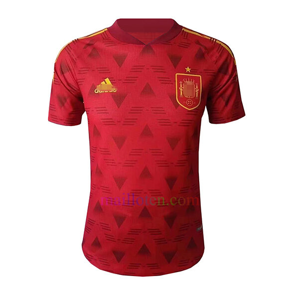 Spain Red Patterned Jersey 2022