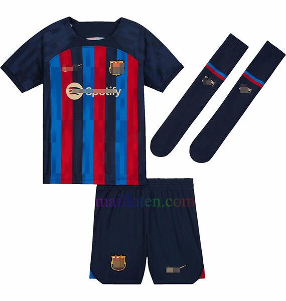 Barcelona Home Kit Kids 2022/23