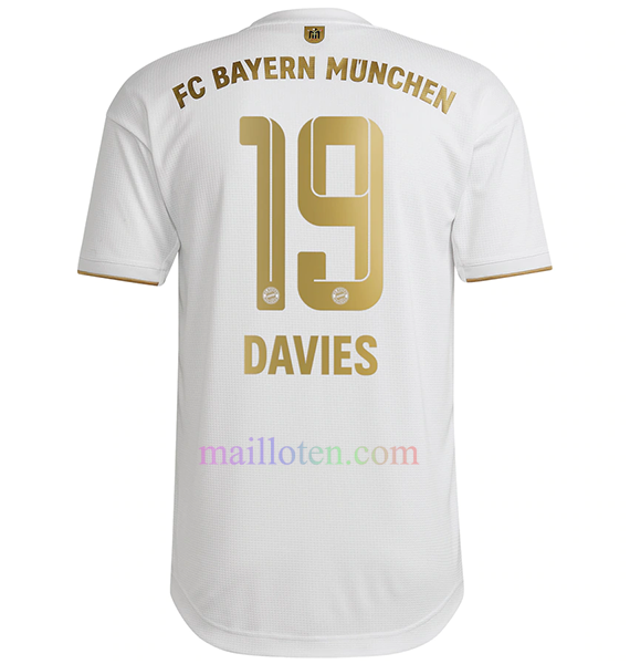 #19 Davies Bayern Munich Away Jersey 2022/23 Player Version