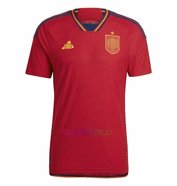 Spain Home Jersey 2022 Player Version