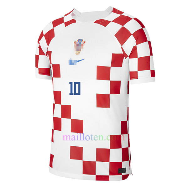 Youth Croatia National Soccer 2018 World Cup Navy #10 Luka Modric Authentic  Jersey