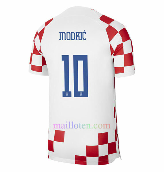 #10 Luka Modrić Croatia Home Jersey 2022