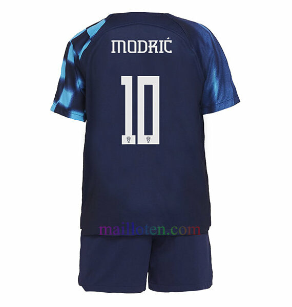 #10 Luka Modrić Croatia Away Kit Kids 2022