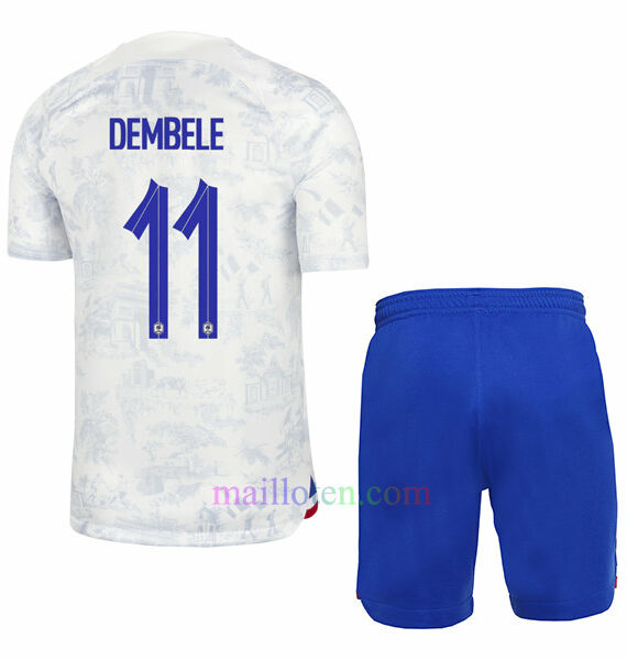 #11 Ousmane Dembélé France Away Kit Kids 2022