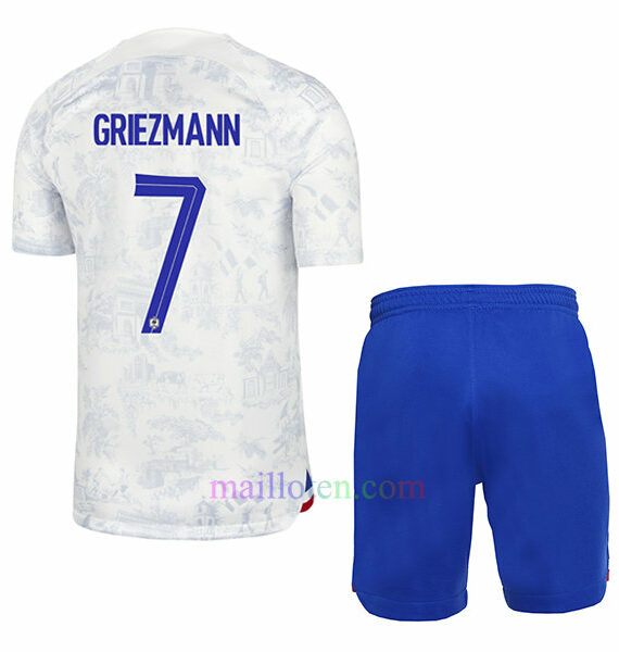 #7 Antoine Griezmann France Away Kit Kids 2022