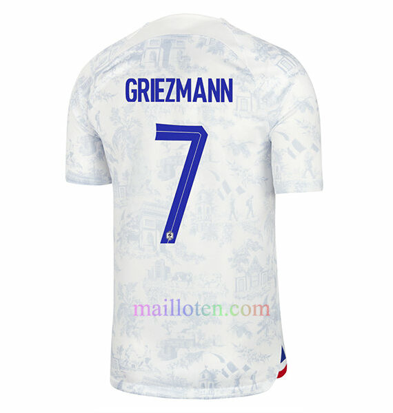 #7 Antoine Griezmann France Away Jersey 2022