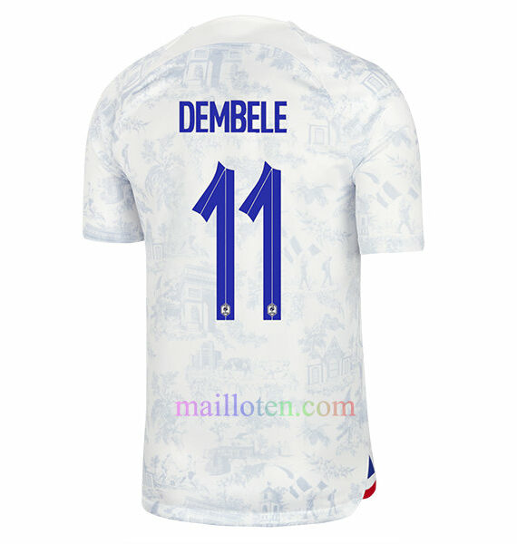 #11 Ousmane Dembélé France Away Jersey 2022