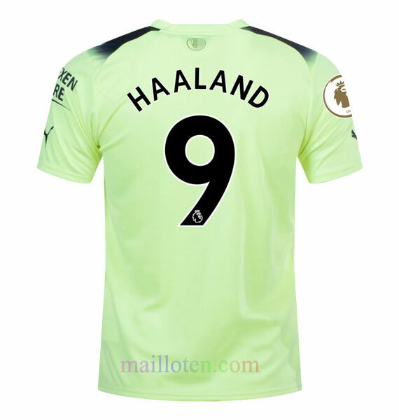 #9 Haaland Manchester City Third Kit Kids 2022/23