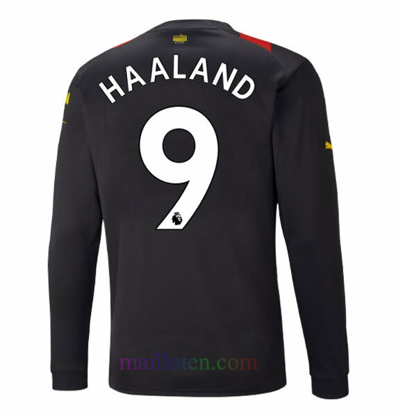 #9 Haaland Manchester City Away Jersey 2022/23 Full Sleeves