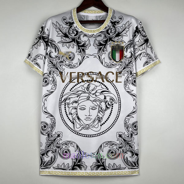 2023 Italy x Versace Special Edition White Jersey - Kitsociety