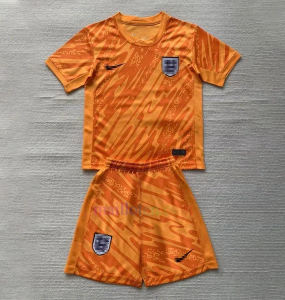 England Goalkeeper Kit Kids 2024 Orange