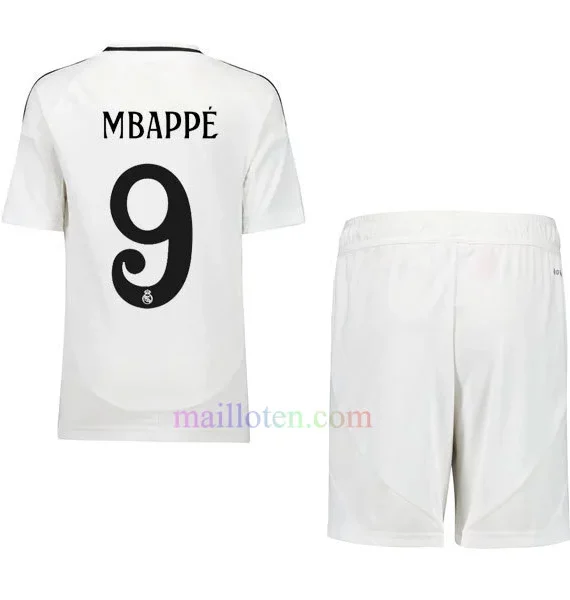 #9 Mbappé Real Madrid Home Kit Kids 2024/25