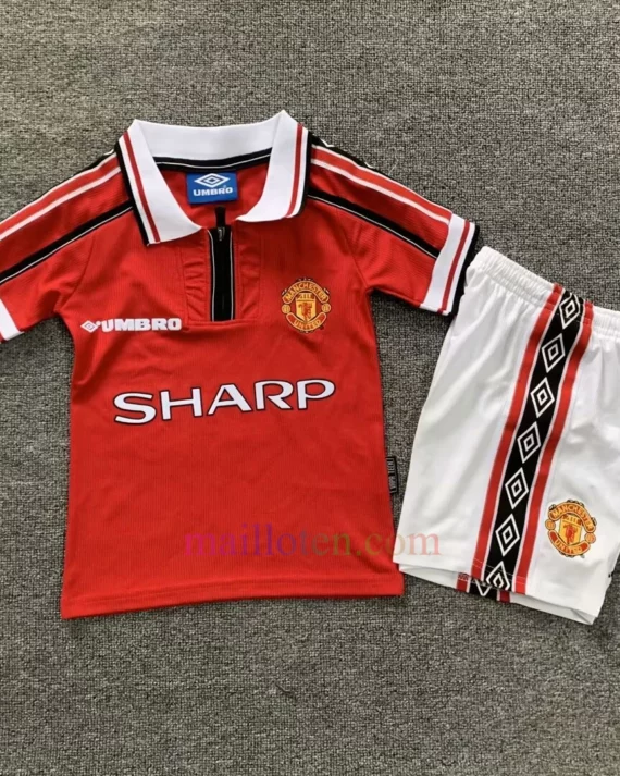 Manchester United Home Kit Kids 1998/99